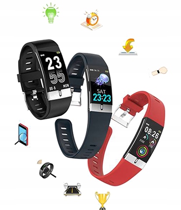 SMARTWATCH ZEGAREK DAMSKI MĘSKI SMART WATCH MENU POLSKIE PL PULS SPORT EKG Transmisja danych brak