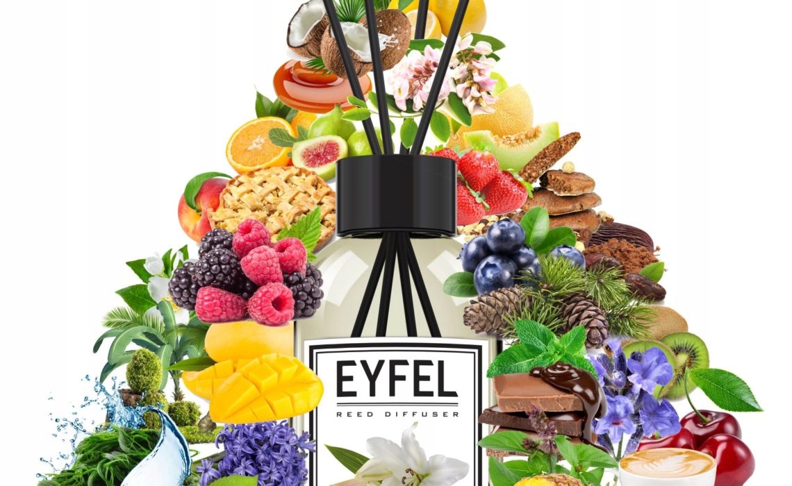 Dyfuzor Zapachowy z Patyczkami Eyfel Wybór Zapachu 120 ml