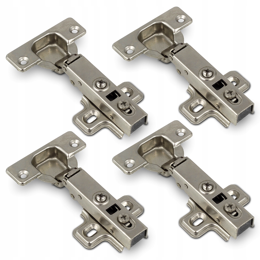 

4 x Zawias Mebl. Hydraul. Prosty Cichy Domyk 15%