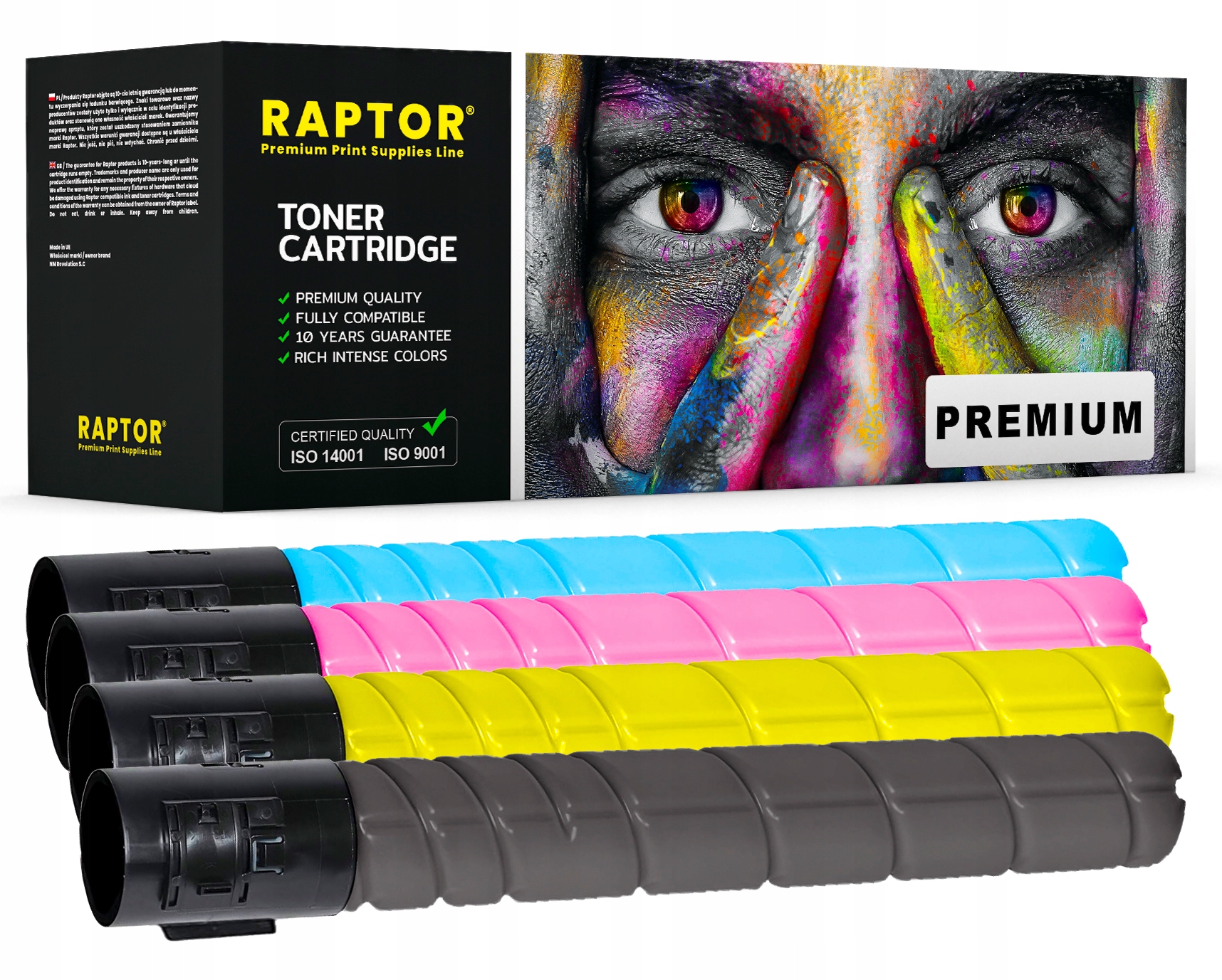 4x Toner Do Ricoh Mp C2003SP C2003ZSP C2011SP