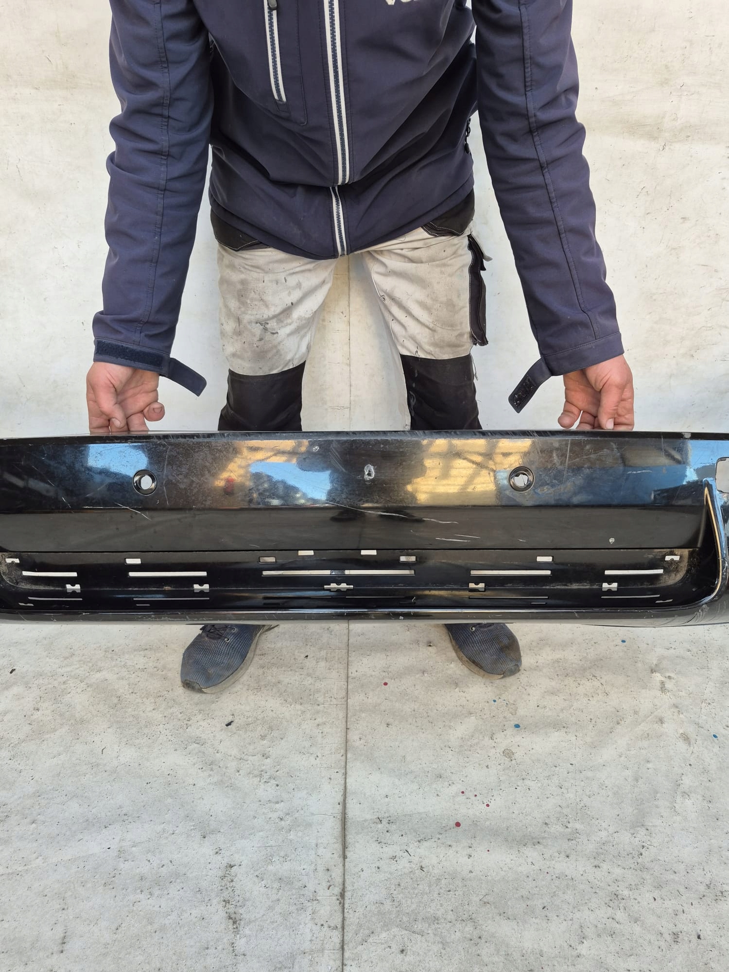 BMW X5 II 2 E70 m-packet 06-13 bumper rear part rear PDC