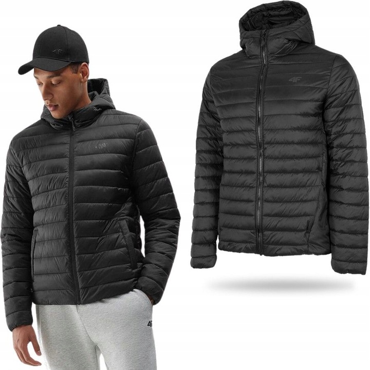 Pánská 4F Podzimní Zimní Péřová Prošívaná Sportovní Bunda Pro Každodenní Nošení