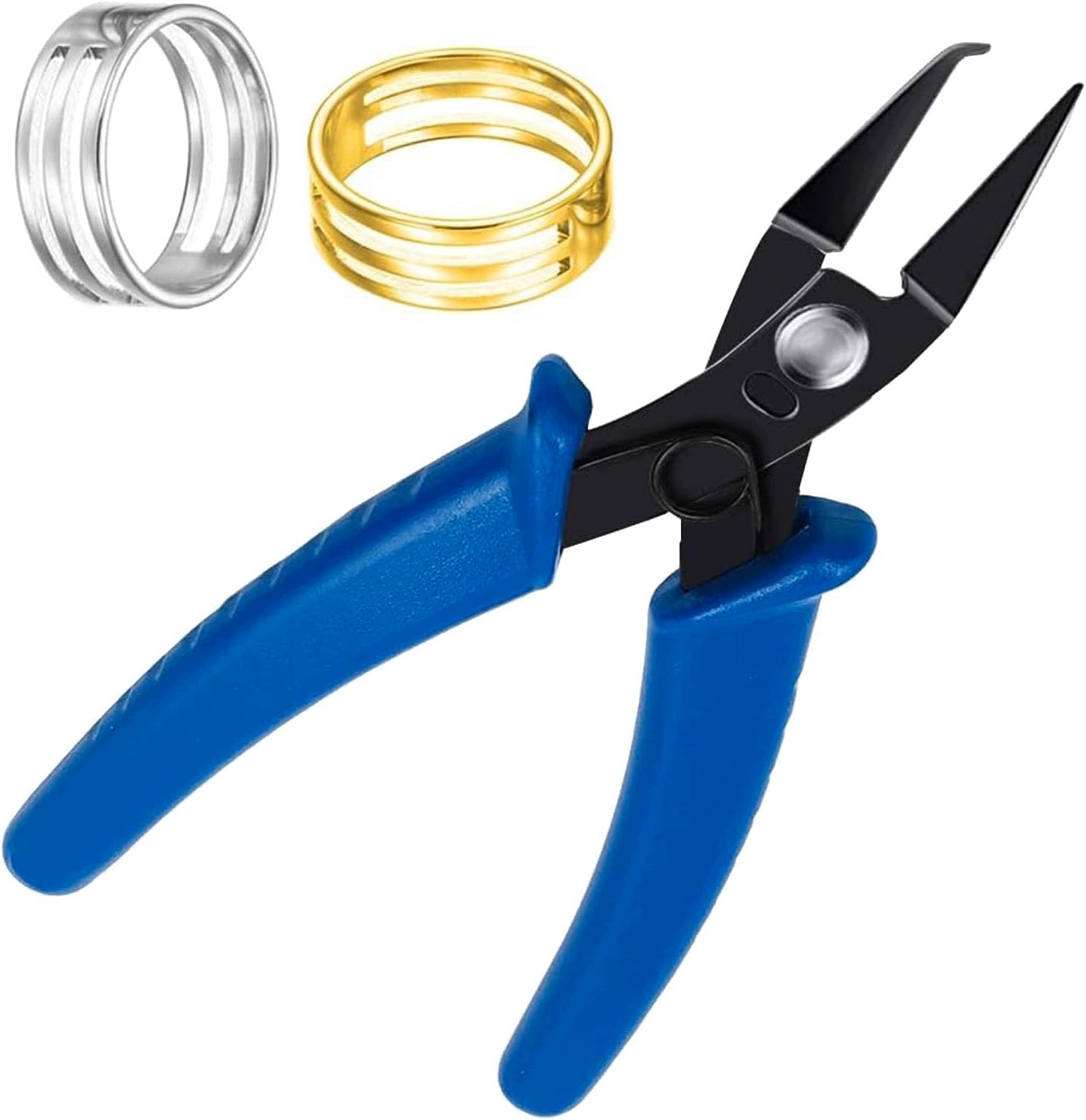 Kleště Na Šperky S Ergonomickými Rukojeťmi A Zlatými Kroužky