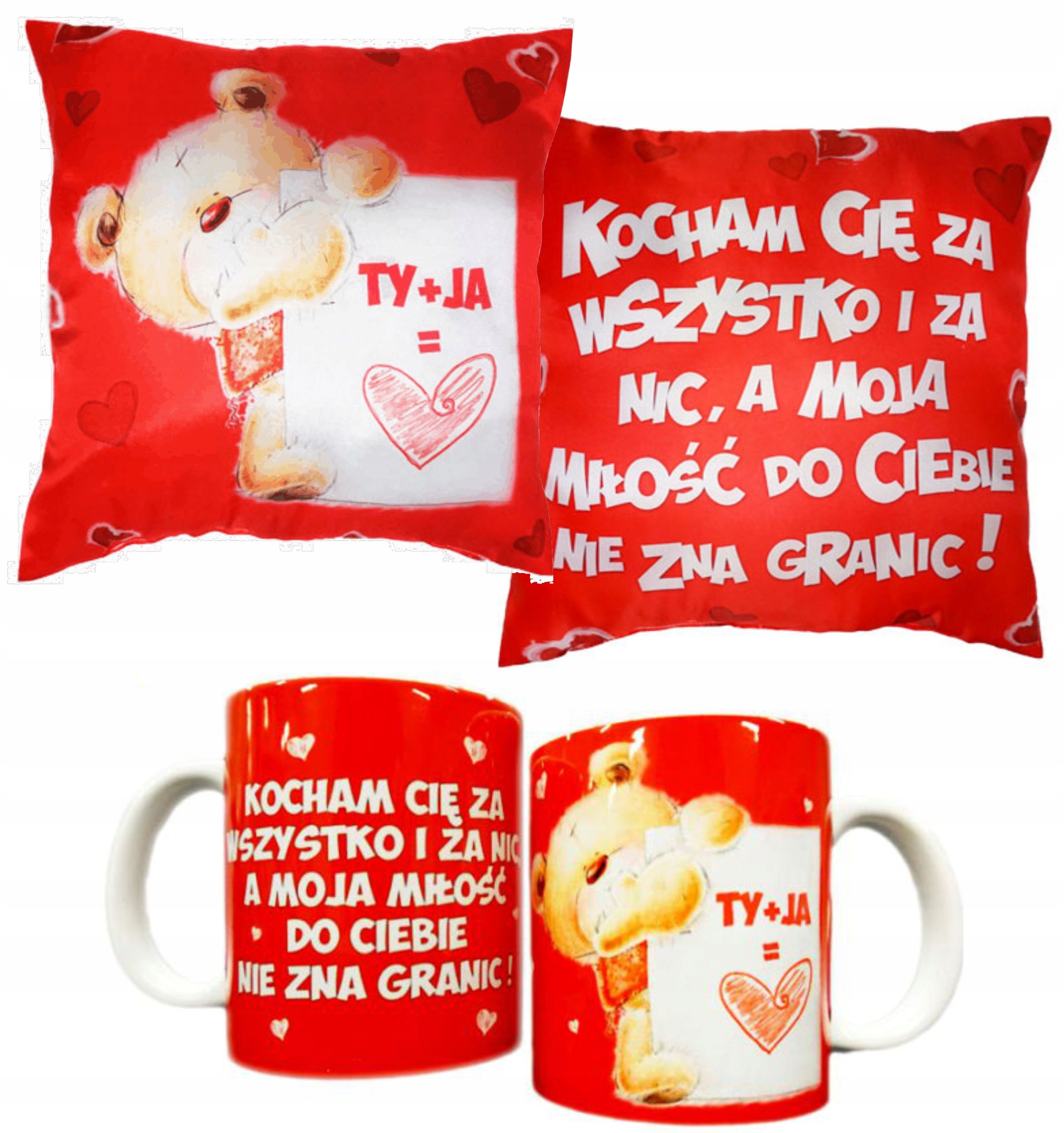 

Poduszka i Kubek na Walentynki i Inne wzor