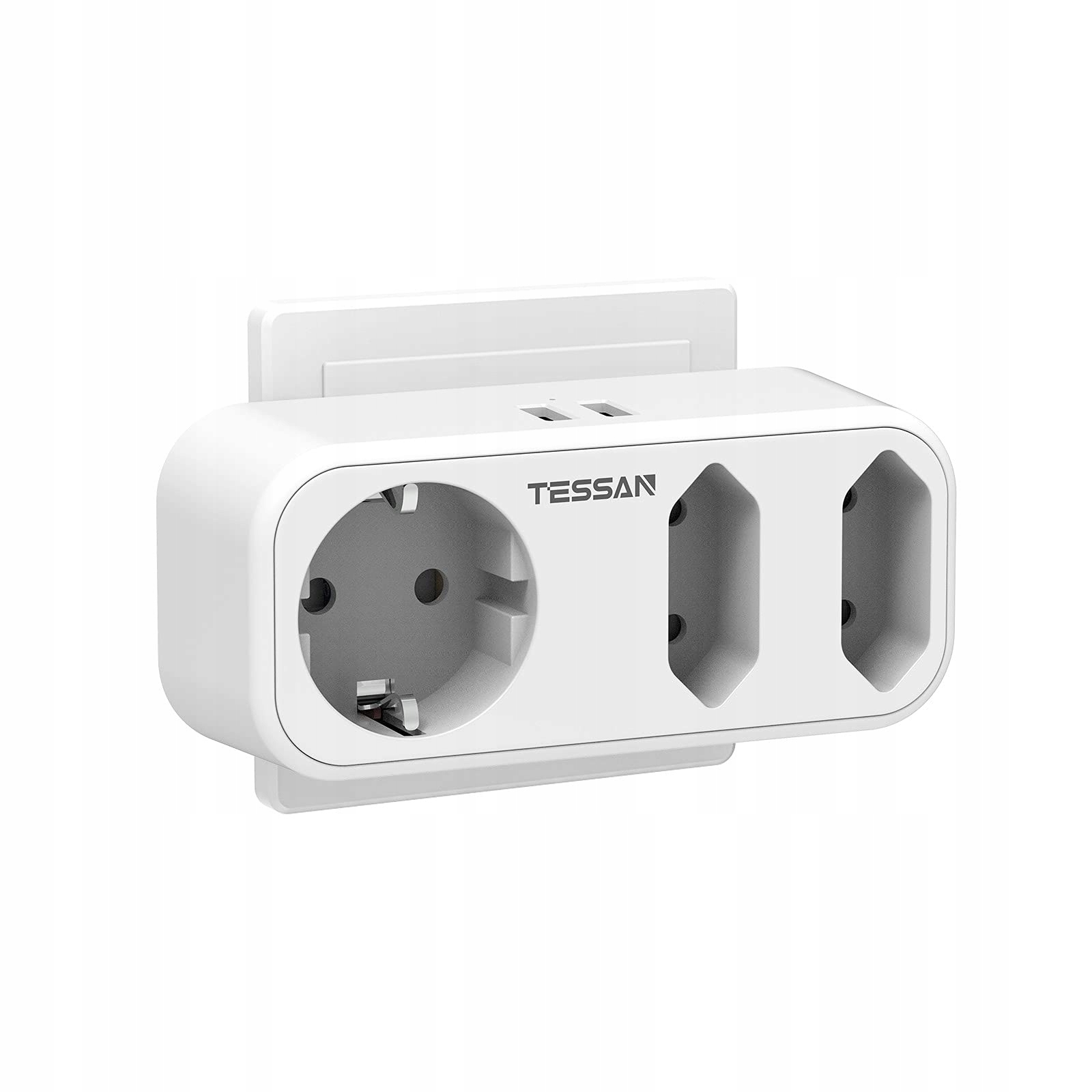 Tessan Adapter Rozgałęźnik Do Gniazdka USB 5w1 — miniatura 3