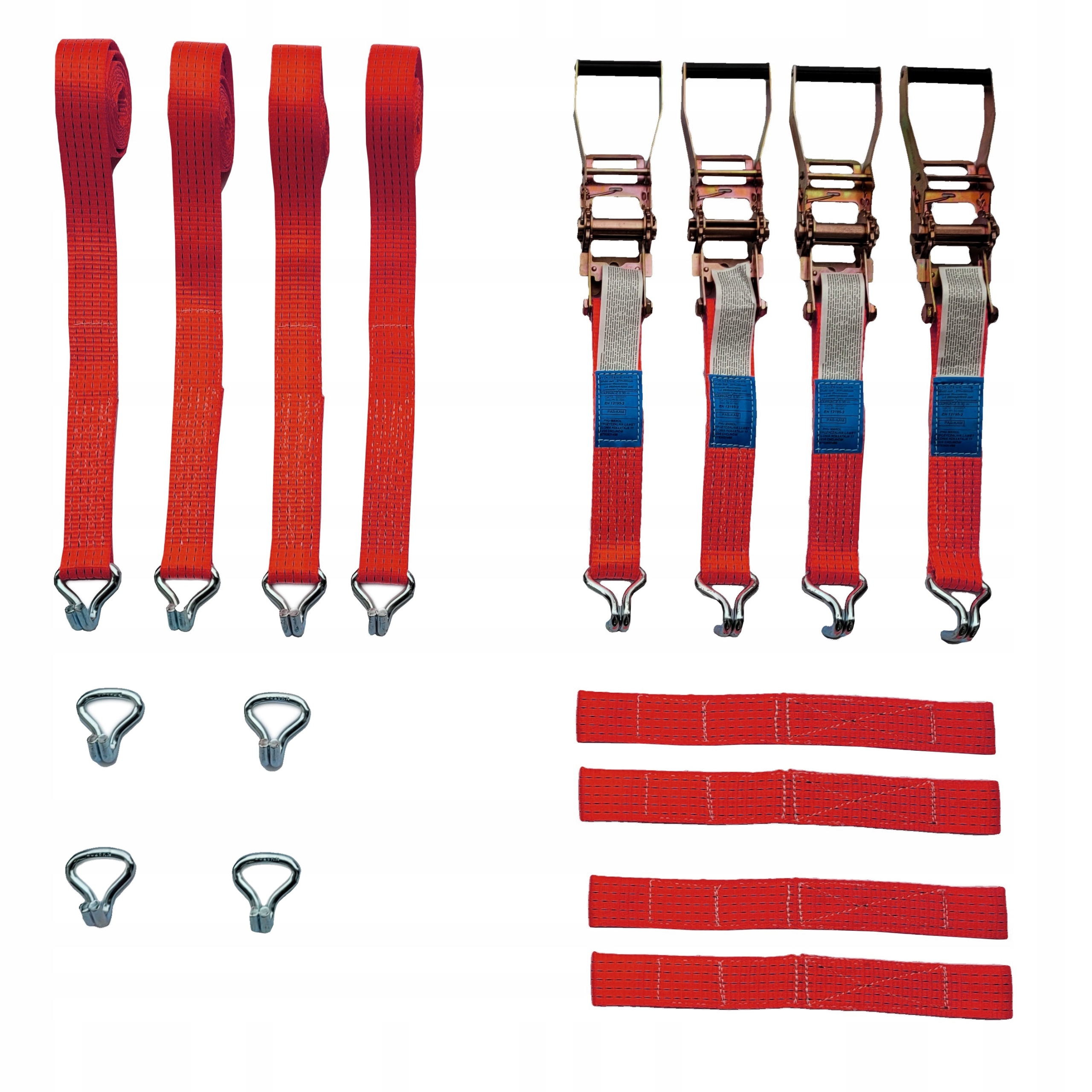 4T-3M CZE30 - Ремни эвакуатора Автолаветы подтяжки 3pkt 4T / 3M / 50mm 4%