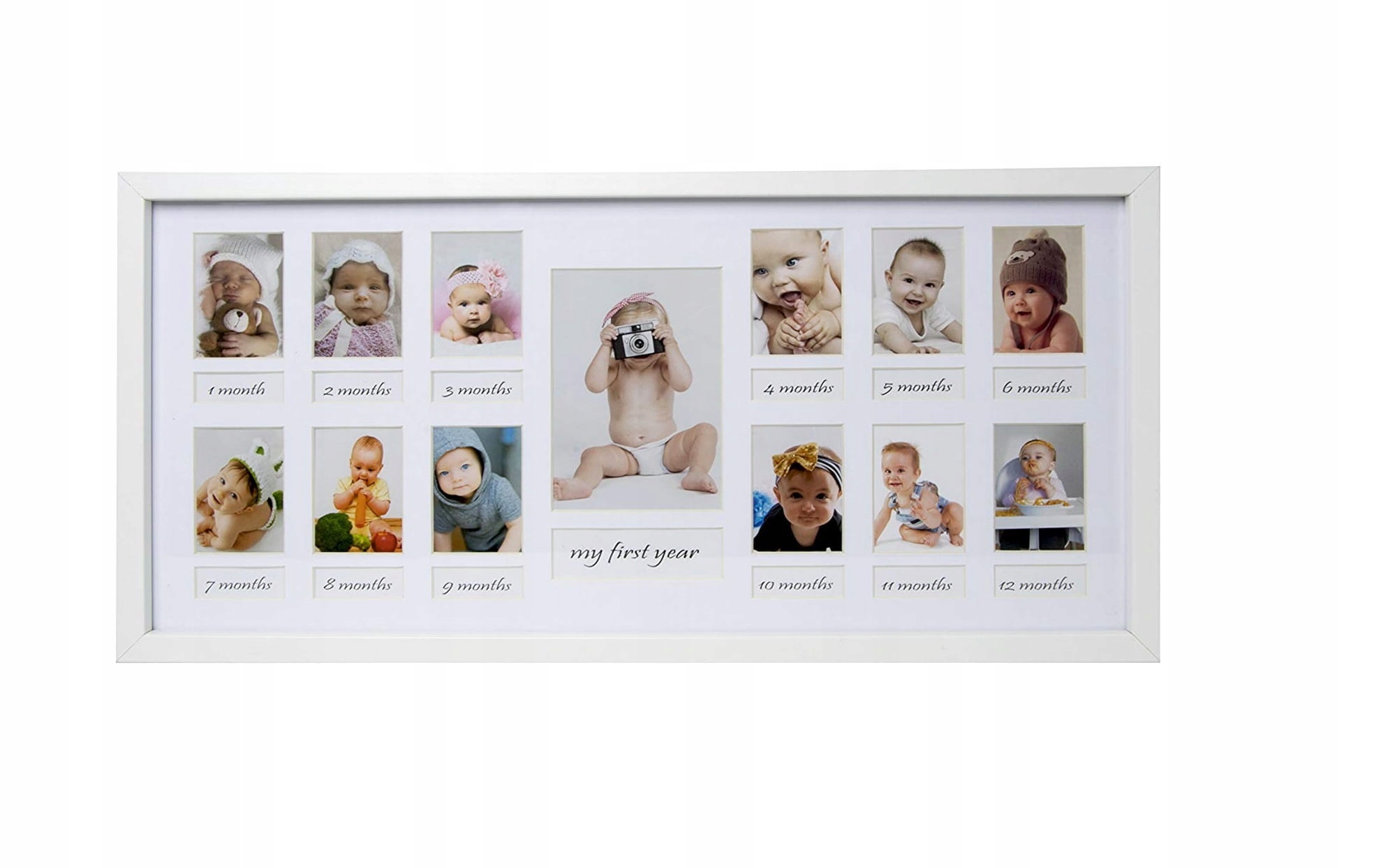 

Ramka do zdjęć multiramka pierwszy roczek dziecka