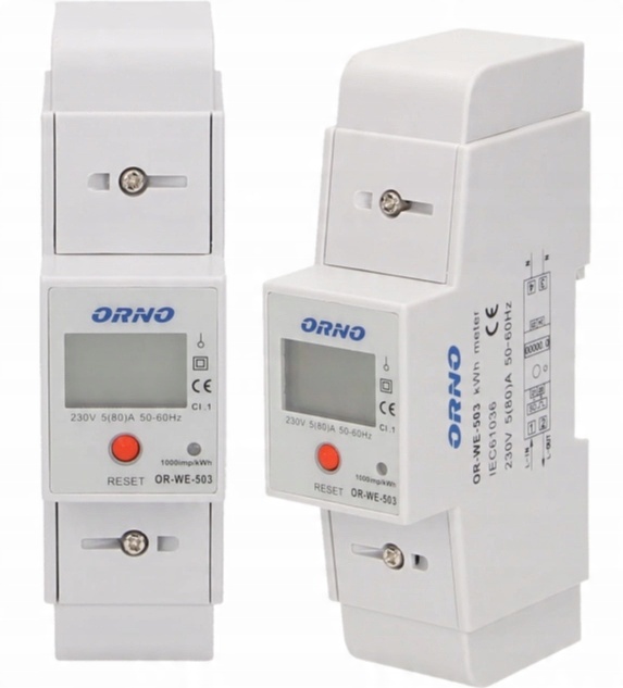 

Licznik Elektryczny 1-fazowy 80A WE-503