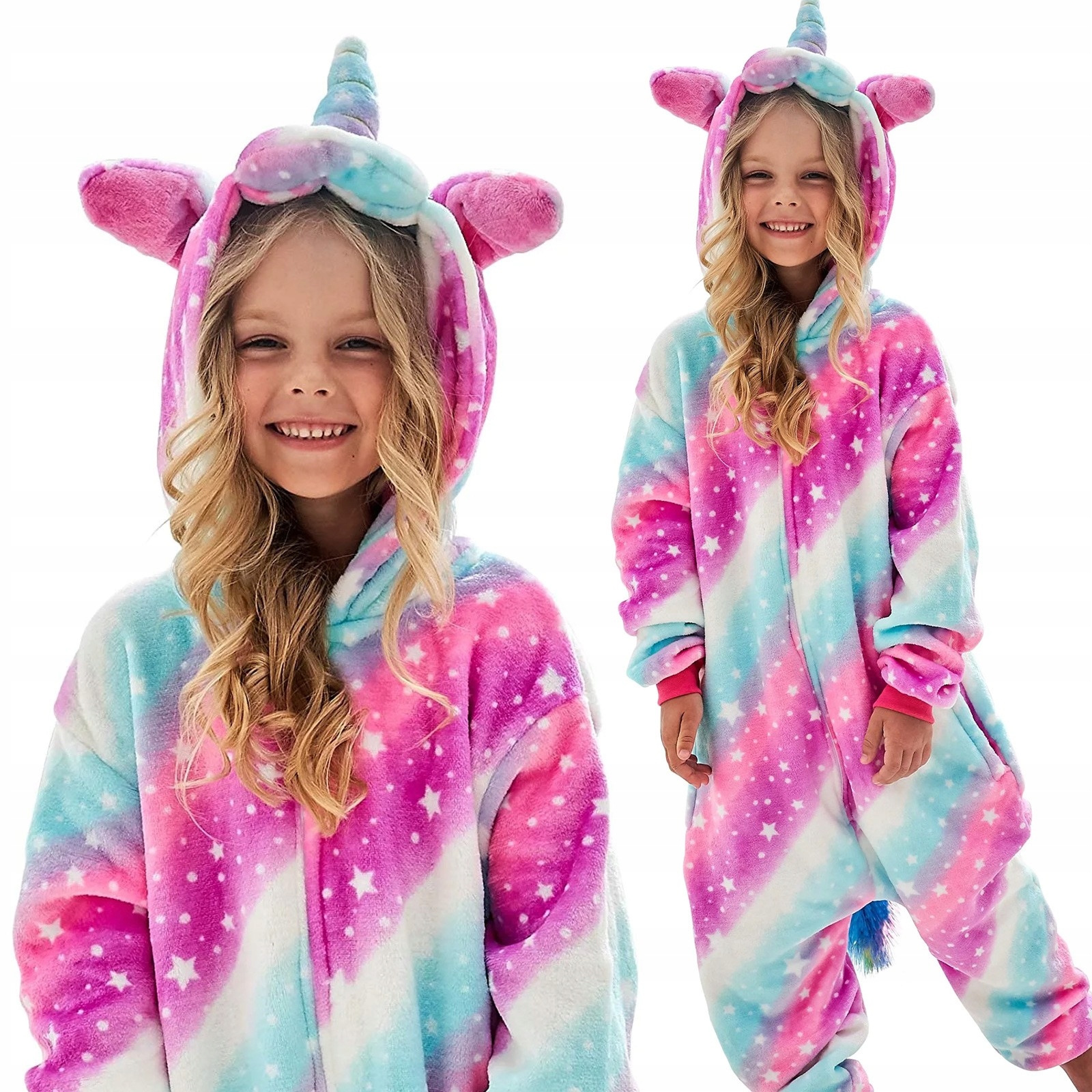 Pyžamový overal jednorožec STAR GALAXY KIGURUMI XL 140