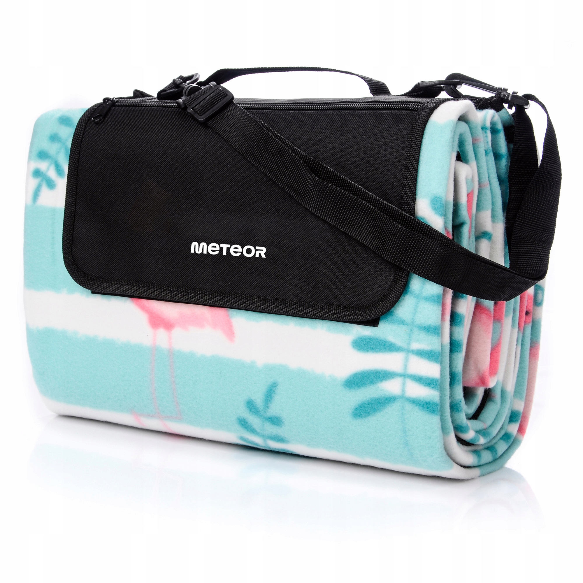 KOC PIKNIKOWY KOCYK PLAŻOWY 200x180 ALUMINIUM UCHWYT KIESZONKA METEOR 77105