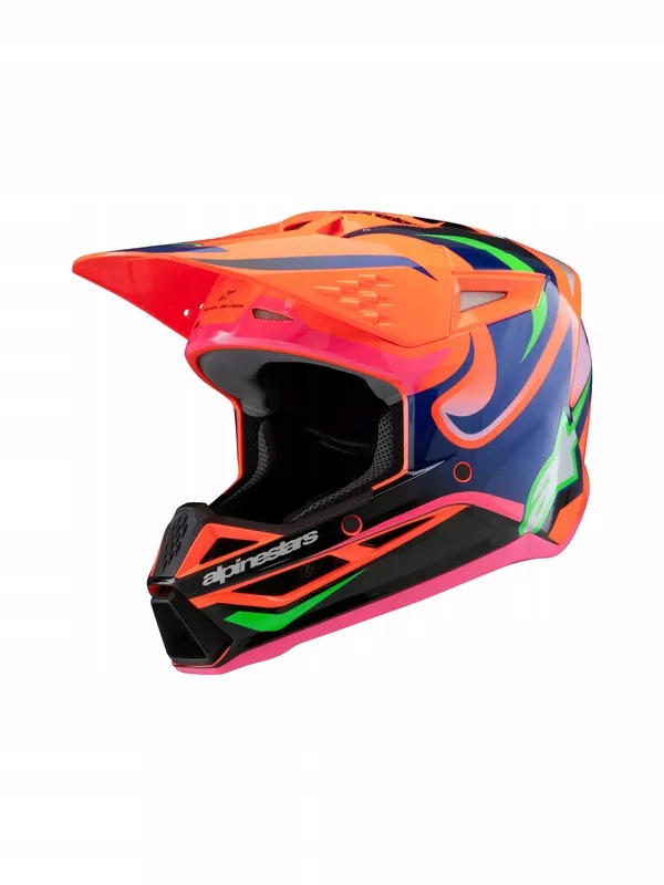 Juniorská prilba Alpinestars SM3 Deegan orange L