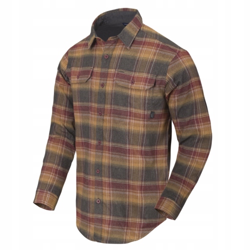 Taktická kostkovaná košile Helikon GreyMan Shirt Amber Plaid vel. S