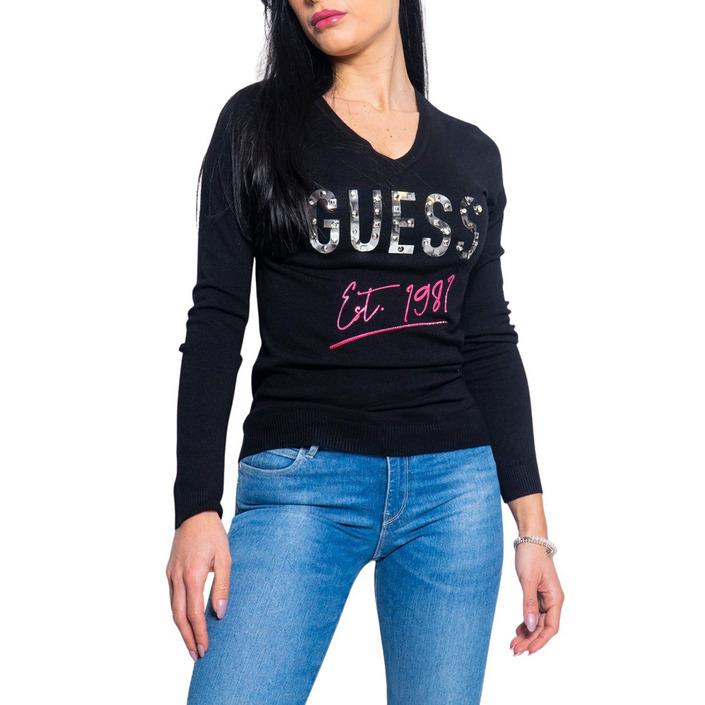 Guess dámský svetr černý klasický k bokům velikost S