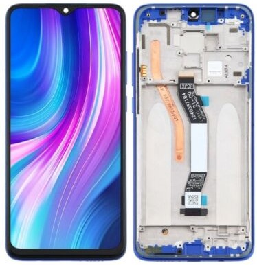 WYŚWIETLACZ XIAOMI REDMI NOTE 8 PRO RAMKA BLUE