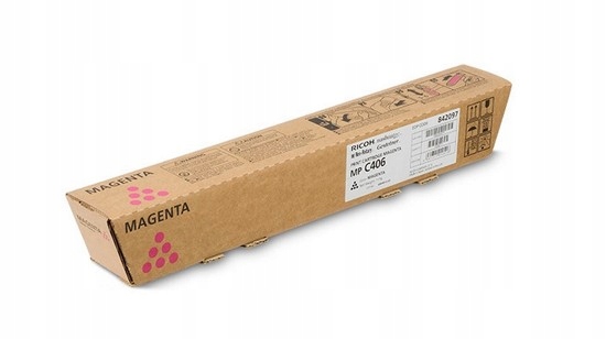 Toner Ricoh Mp C406 842097 Originální magenta MPC406 MPC306 MPC307 červený