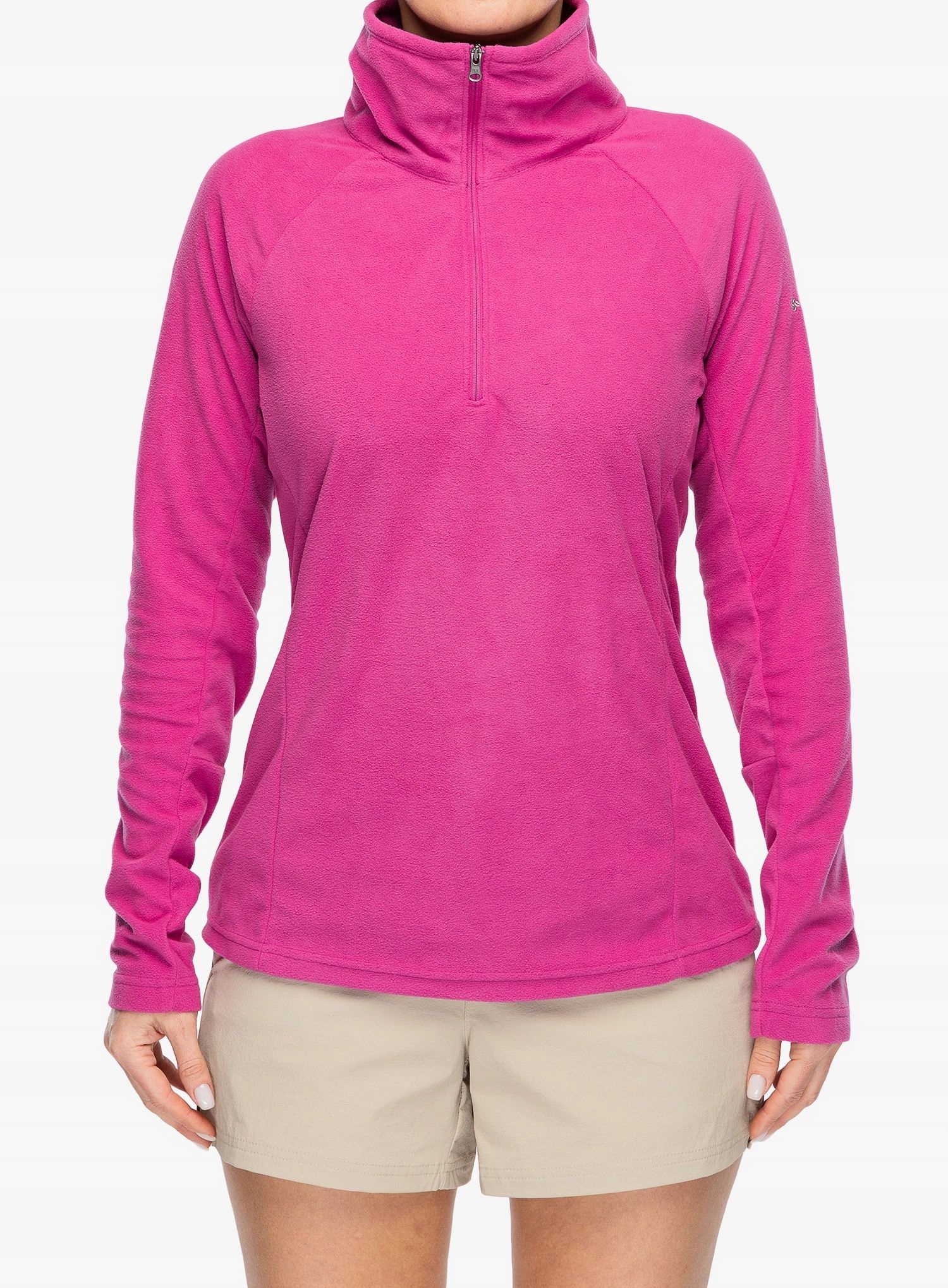 Mikina s zipem Columbia Glacial IV 1/2 Zip fuchsia S