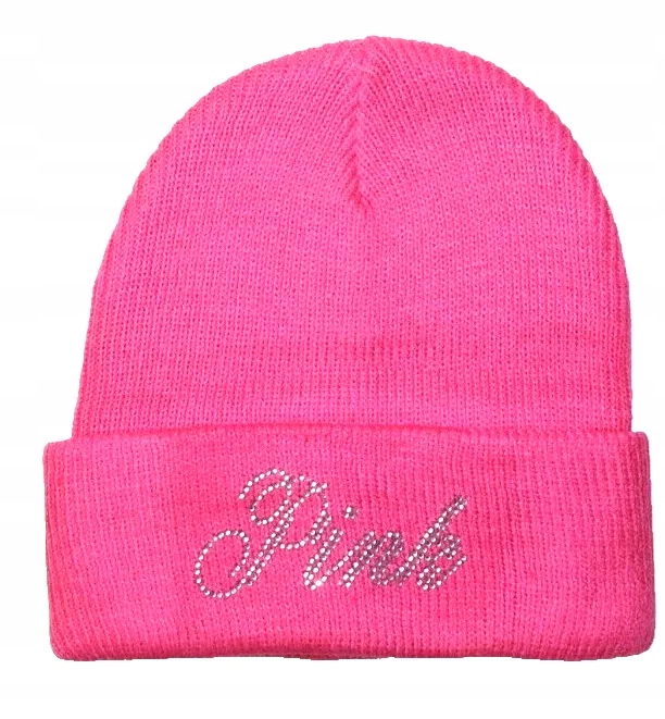 Victoria's Secret dámská zimní čepice Rib Beanie růžová univerzální