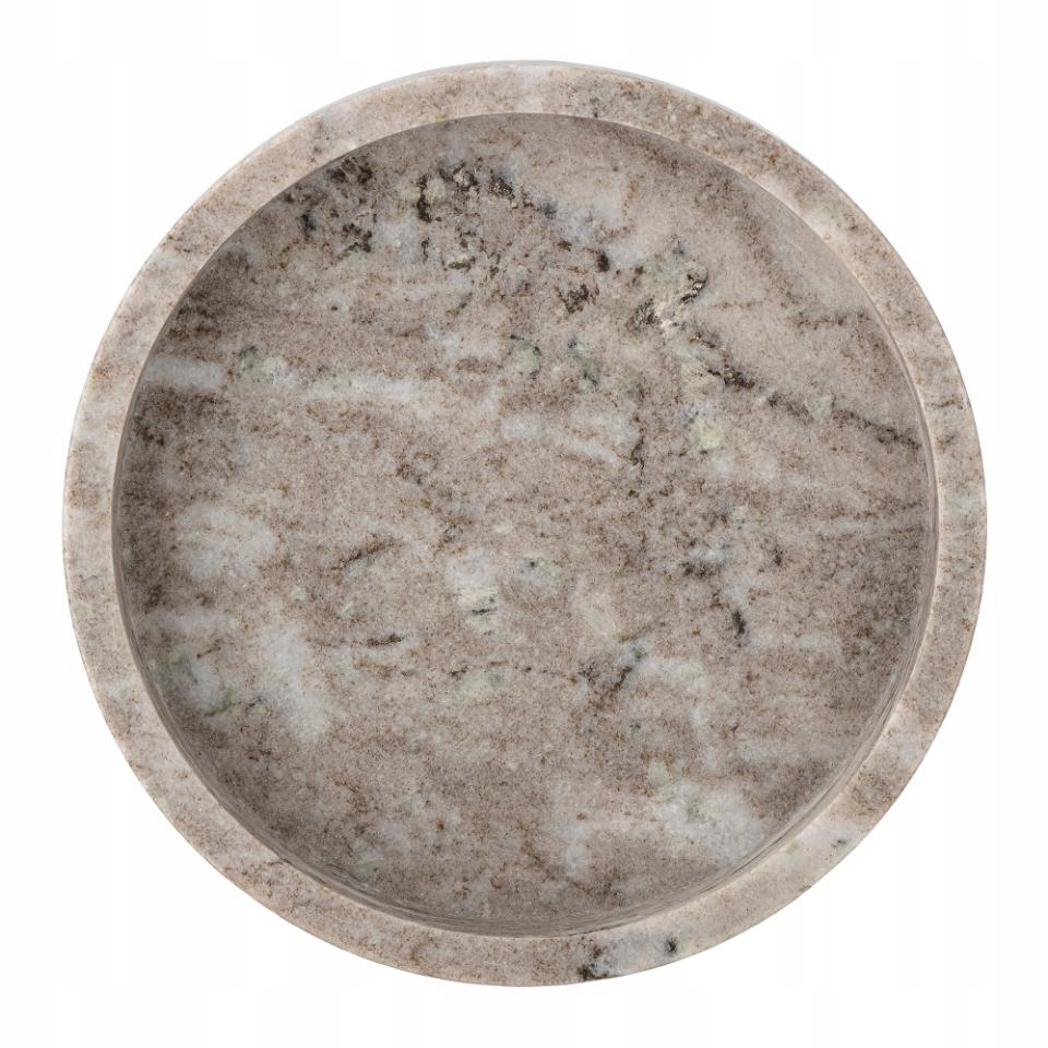 Bloomingville Ivette Podstavec Mramorový podnos 20 cm Šedý mramor
