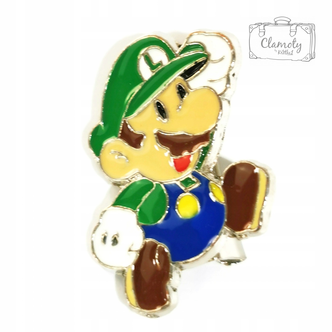 

Przypinka Pin Mario Luigi Zielony