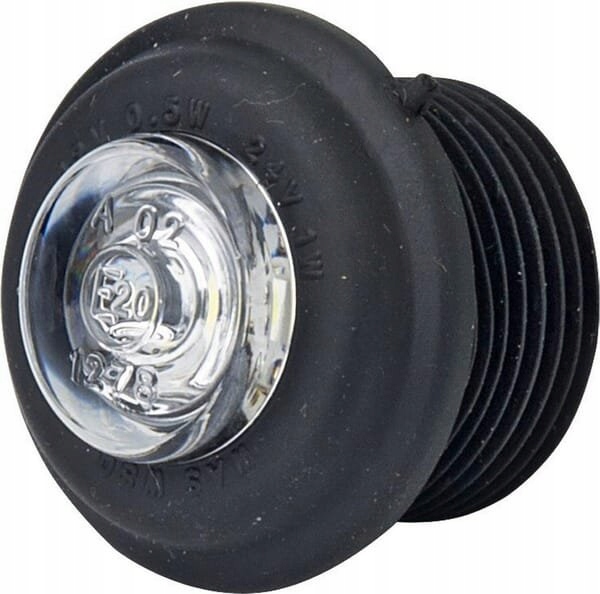 

Lampa obrysowa Led okrągłą 12-24V przezroczysta pr