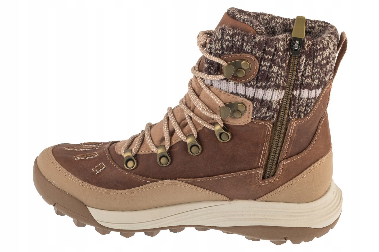 Merrell Siren 4 Thermo MID Zip Wp ^39^ Dámské trekové boty Nubuk Béžová