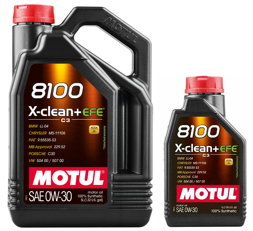 Olej Motul 8100 X-clean+ Efe 0W30 C3 6L