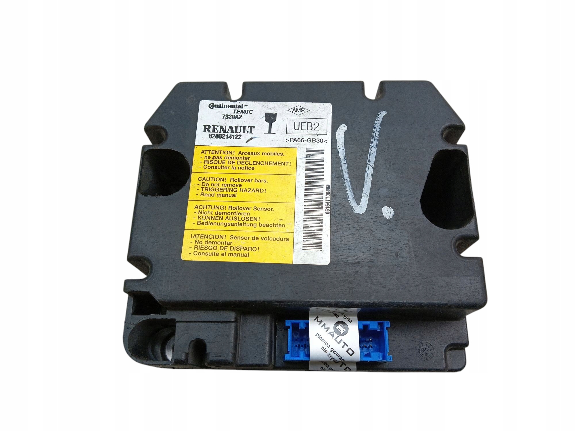 Module SENSOR Airbag RENAULT MEGANE II 2 8200214122