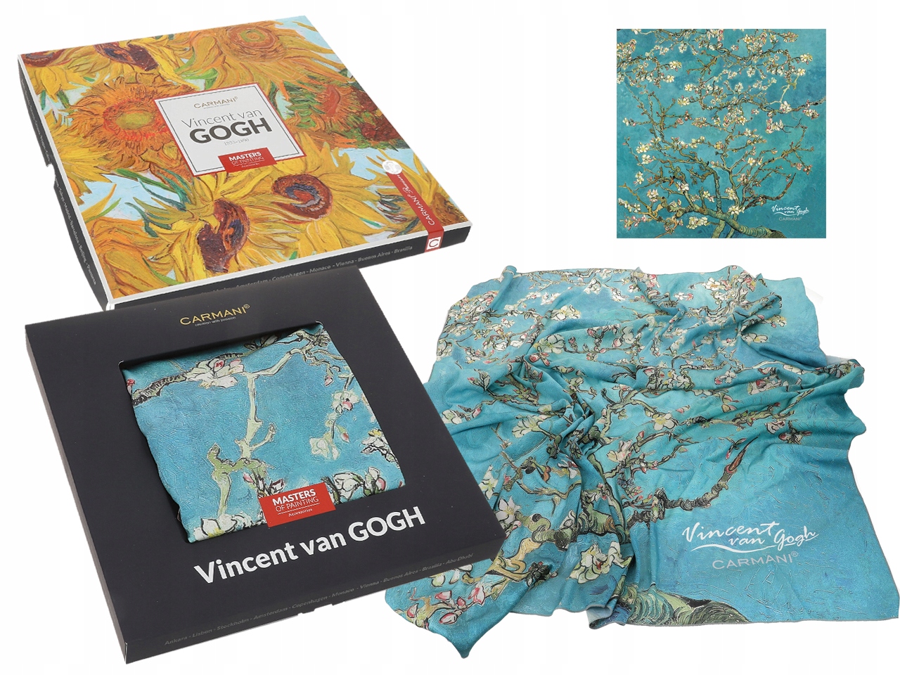 Dámský Šátek Šála Vincent Van Gogh Kvetoucí Mandloň Carmani