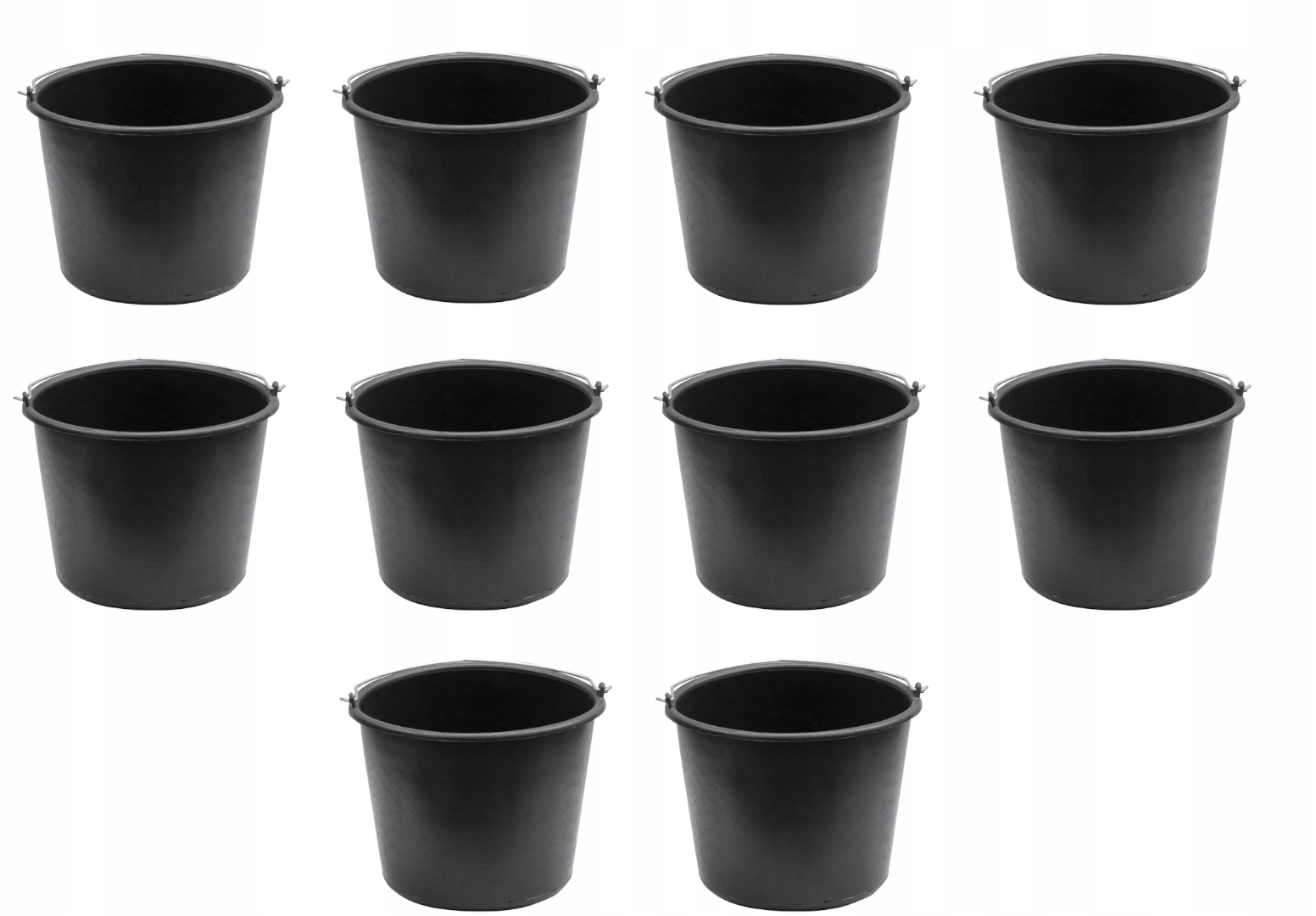 WIADRO BUDOWLANE PLASTIKOWE 5L 10szt