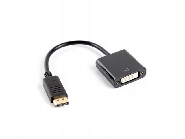 Lanberg Kabel Adapter Displayport Do DVI-D Komputer Laptop Monitor 24 5