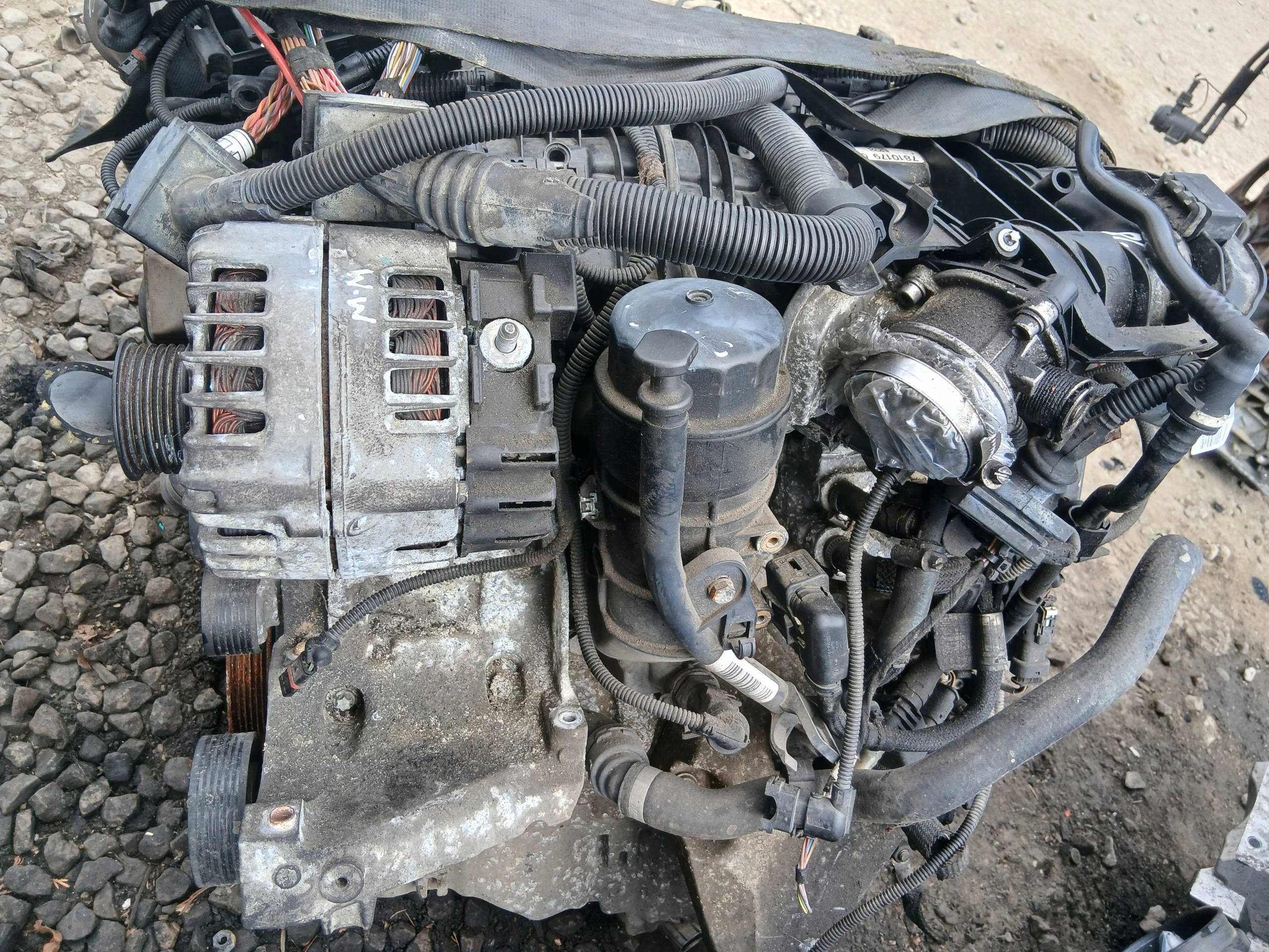 BMW 1 E87 2.0D 177KM 2008 N47D20C engine complete KPL 183 TYS KM