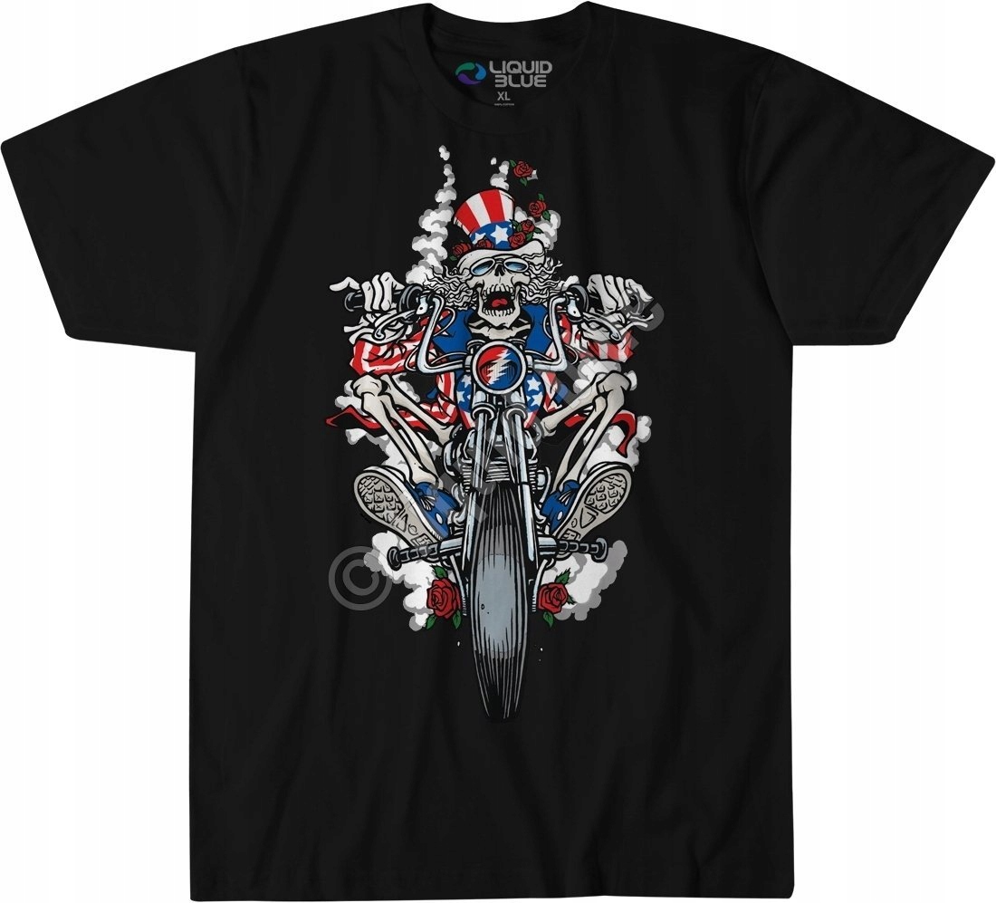 Grateful Dead Moto Sam Custom Liquid Blue L