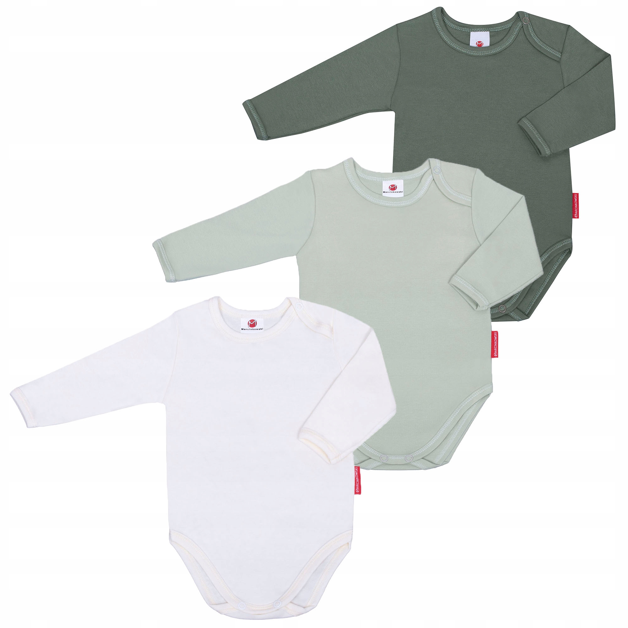 

3-PACK Z Długim Rękawem Kolorowe Z Bawełny 134