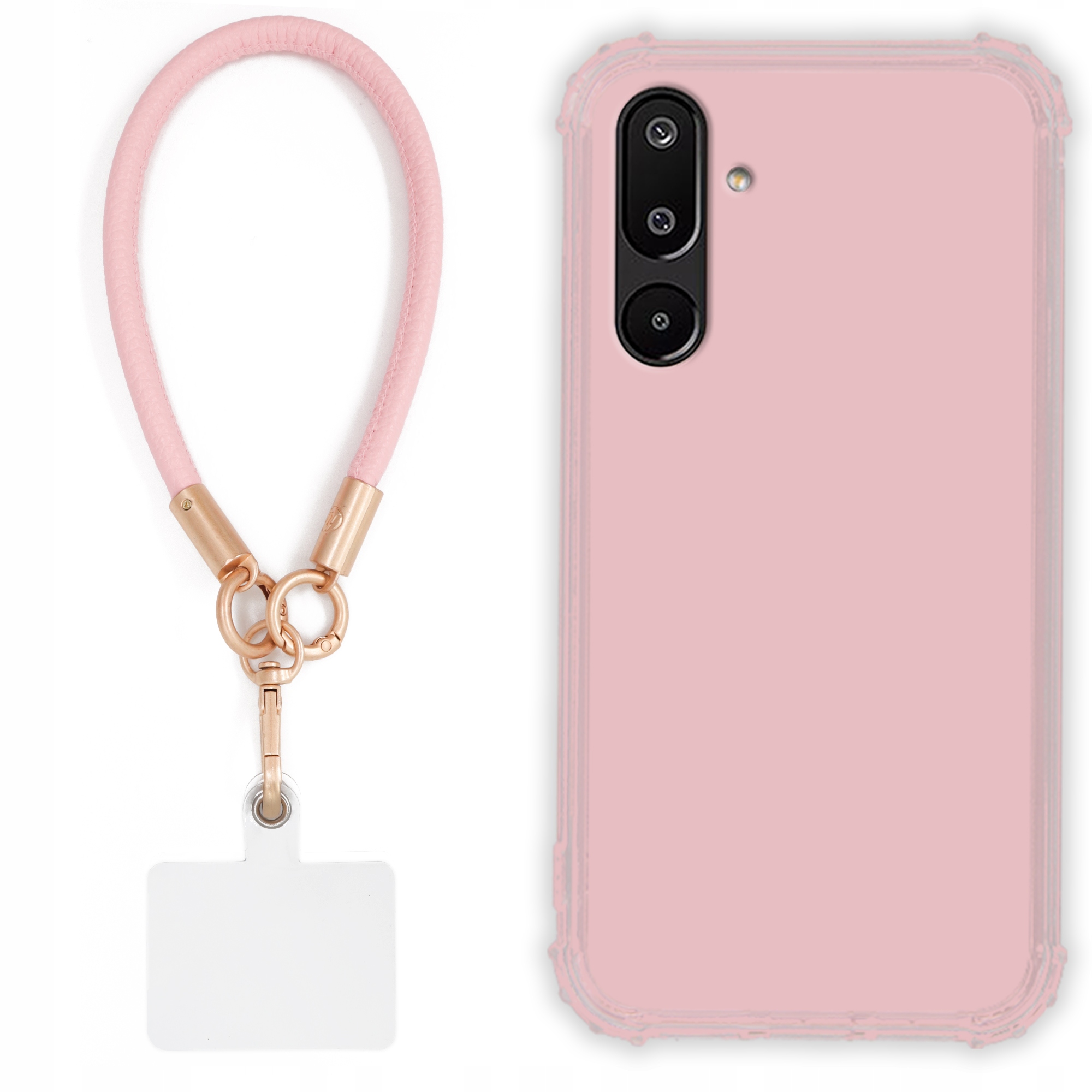 Puzdro Pre Samsung M16 5G Antishock Pinky Ružové Vodítko Sada Odolné