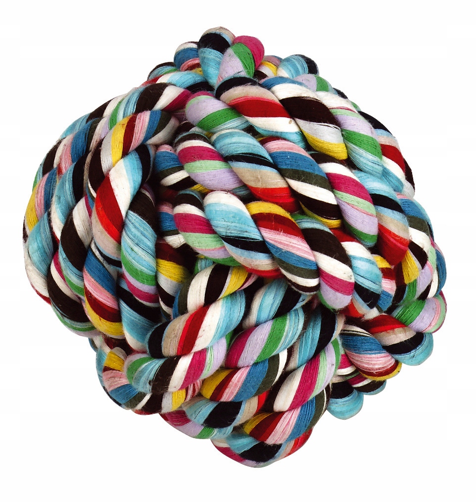 

Kerbl Zabawka dla psa piłka bawełniana, pleciona,