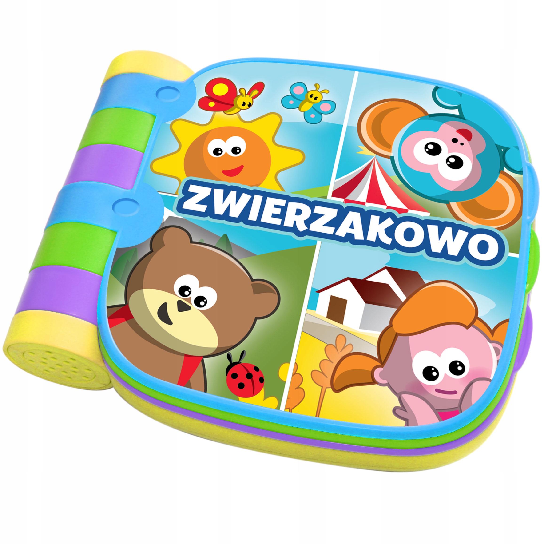 

Interaktywna Książeczka Dla Dzieci Zwierzakowo 6M+
