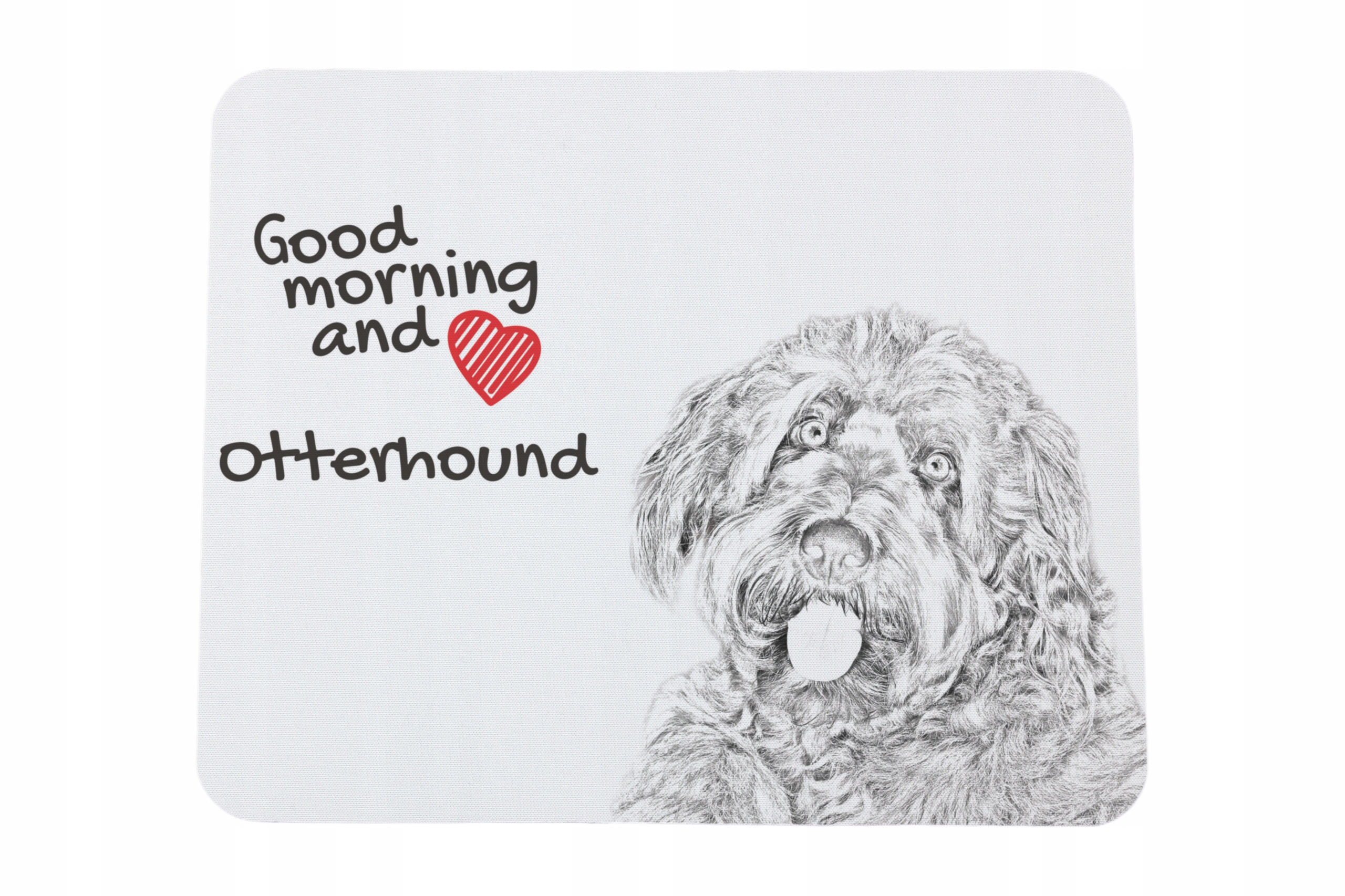 Otterhound, Pies na wydry podkładka pod myszkę z nadrukiem, personalizowa