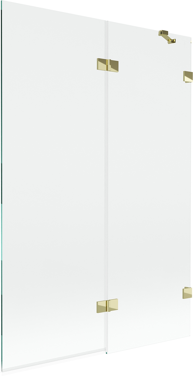 Mexen Lunar dvoukřídlá sprchová zástěna pravá 120 x 150 cm, transparentní,