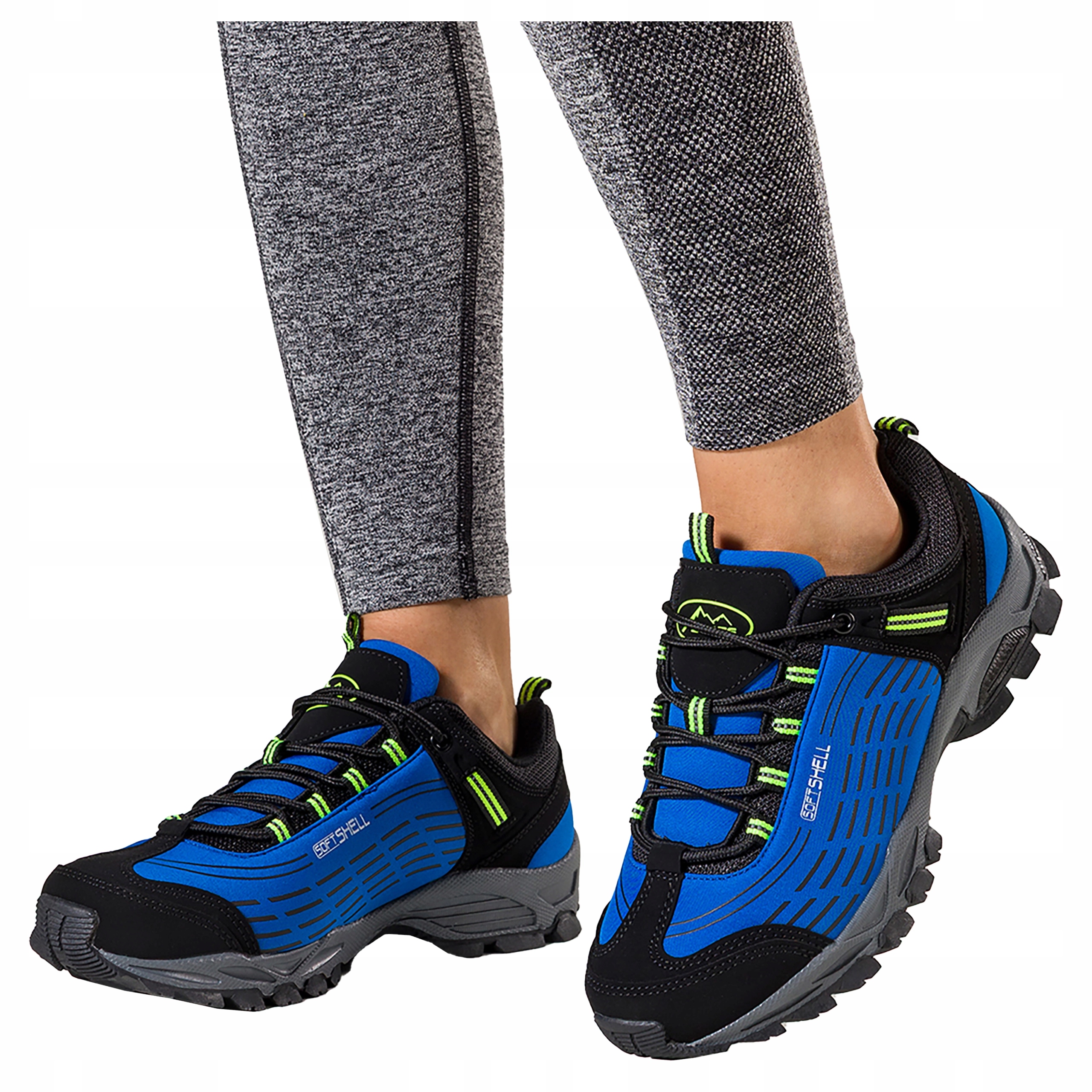 Dámská Trekingová obuv Modrá Šněrovací Softshell Sportovní velikost 39