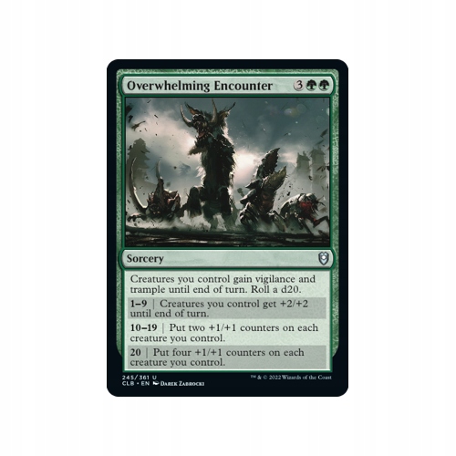 Mtg 4x Overwhelming Encounter (Uncommon)