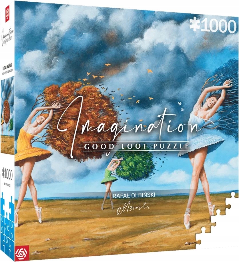 

Rafał Olbiński Shape of Color Green Puzzle 1000