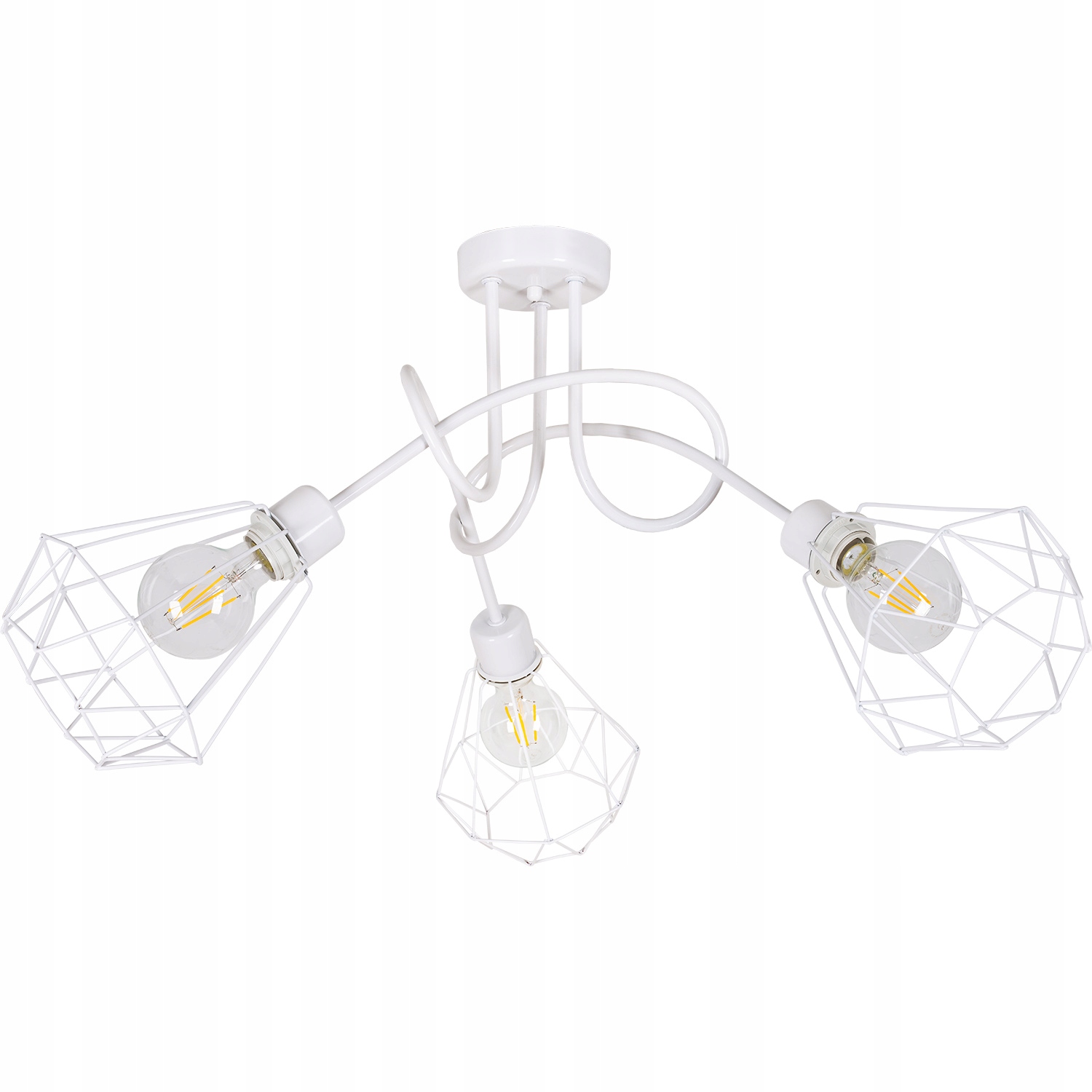 

Lampa Sufitowa żyrandol Wisząca Loft drut Brylant