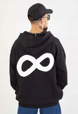 Mikina Prosto S kapucí Zip Infinity černá