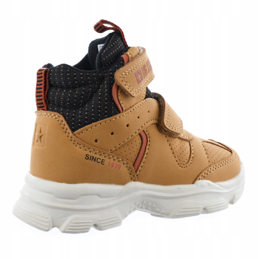 Buty dziecięce BIG STAR wysokie na rzepy zimowe przejściowe II374094 24 Kolor brązowy