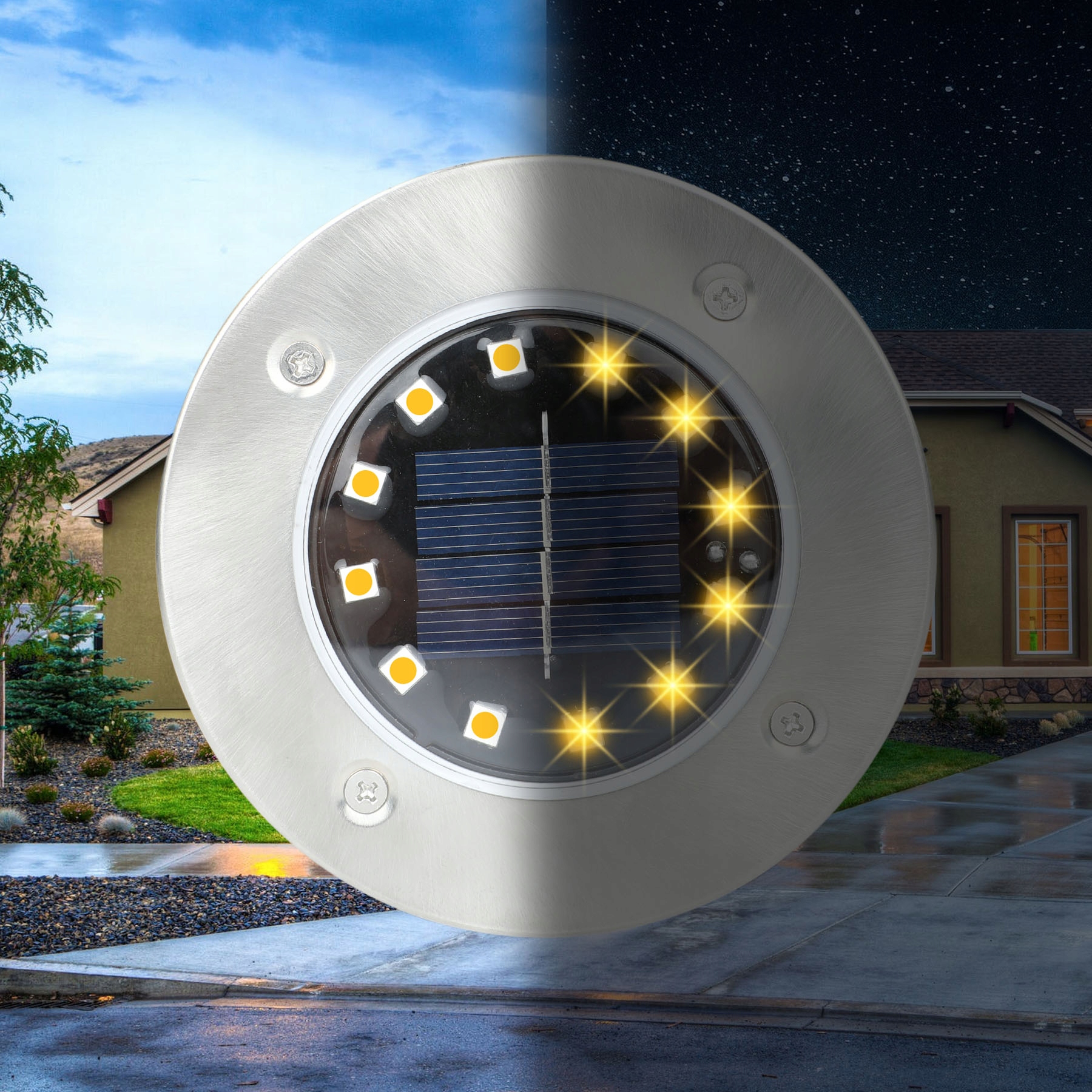 LAMPKI SOLARNE OGRODOWE DO OGRODU LED WBIJANE 8SZT Marka Forever Speed