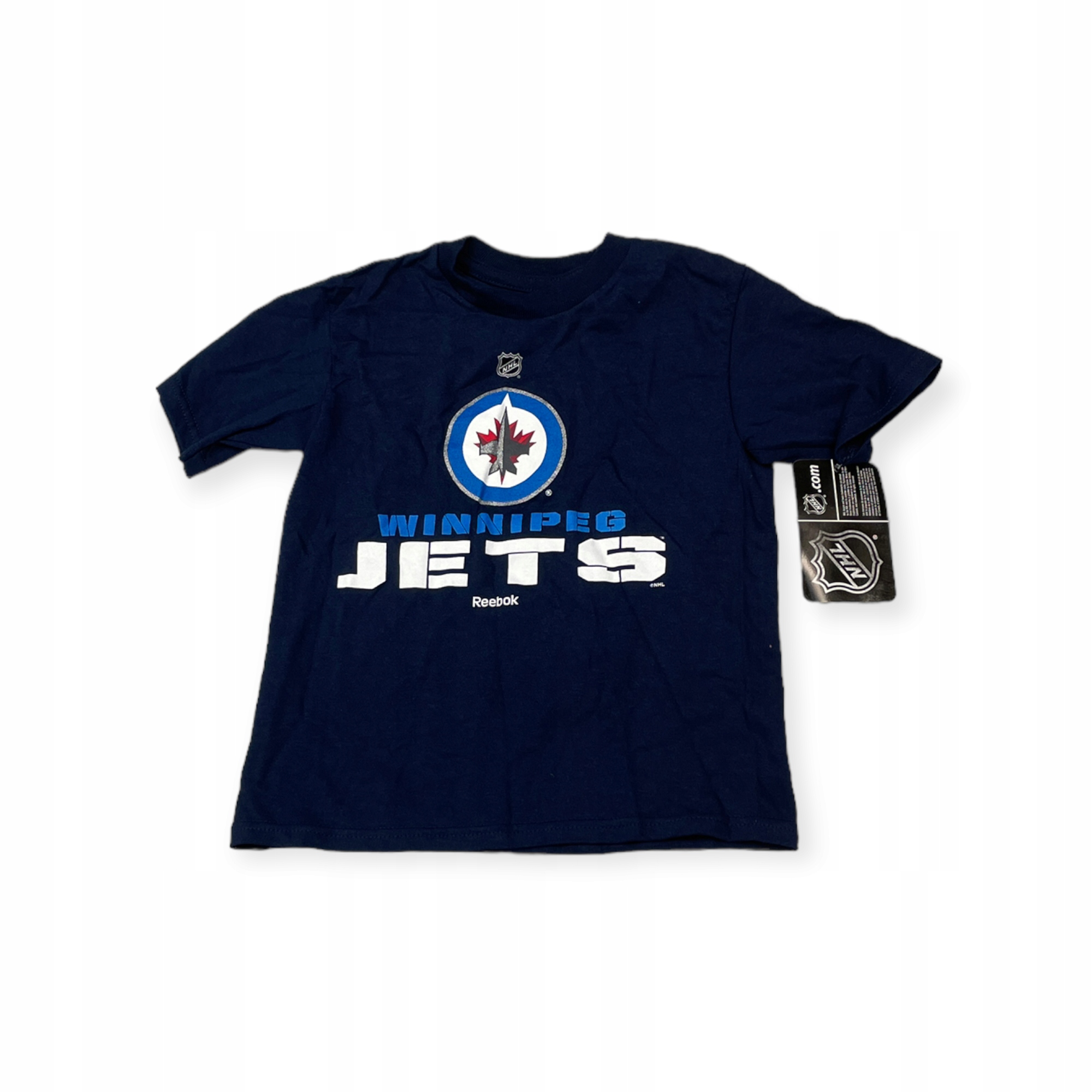Koszulka T-shirt męski juniorski Winnipeg Jest Reebok Nhl 3/4 lata