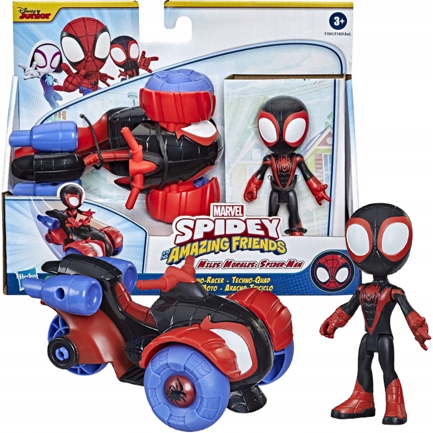 

Marvel Avengers Spidey Pojazd + Miles Morales 10cm