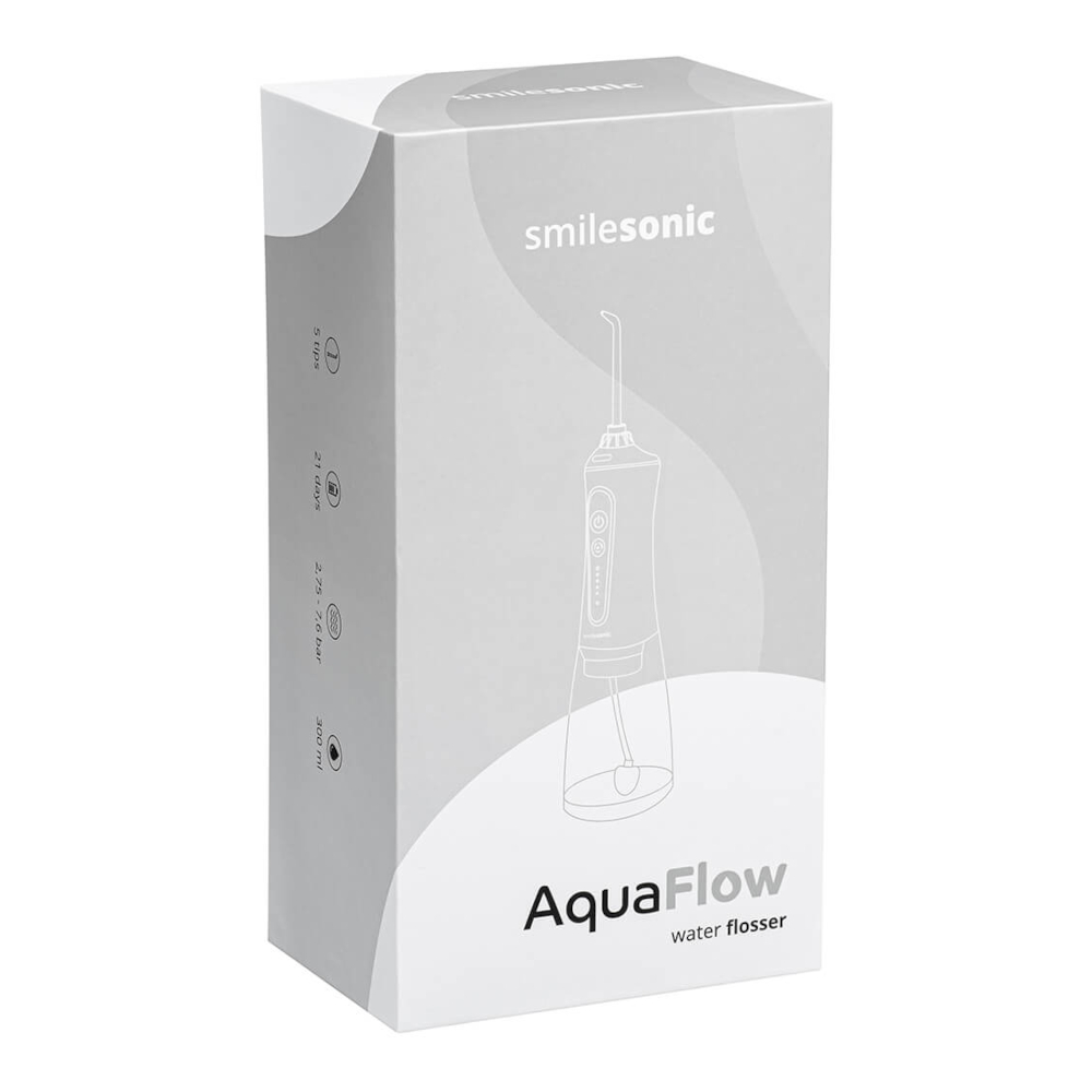 Smilesonic AquaFlow White irygator bezprzewodowy Biały