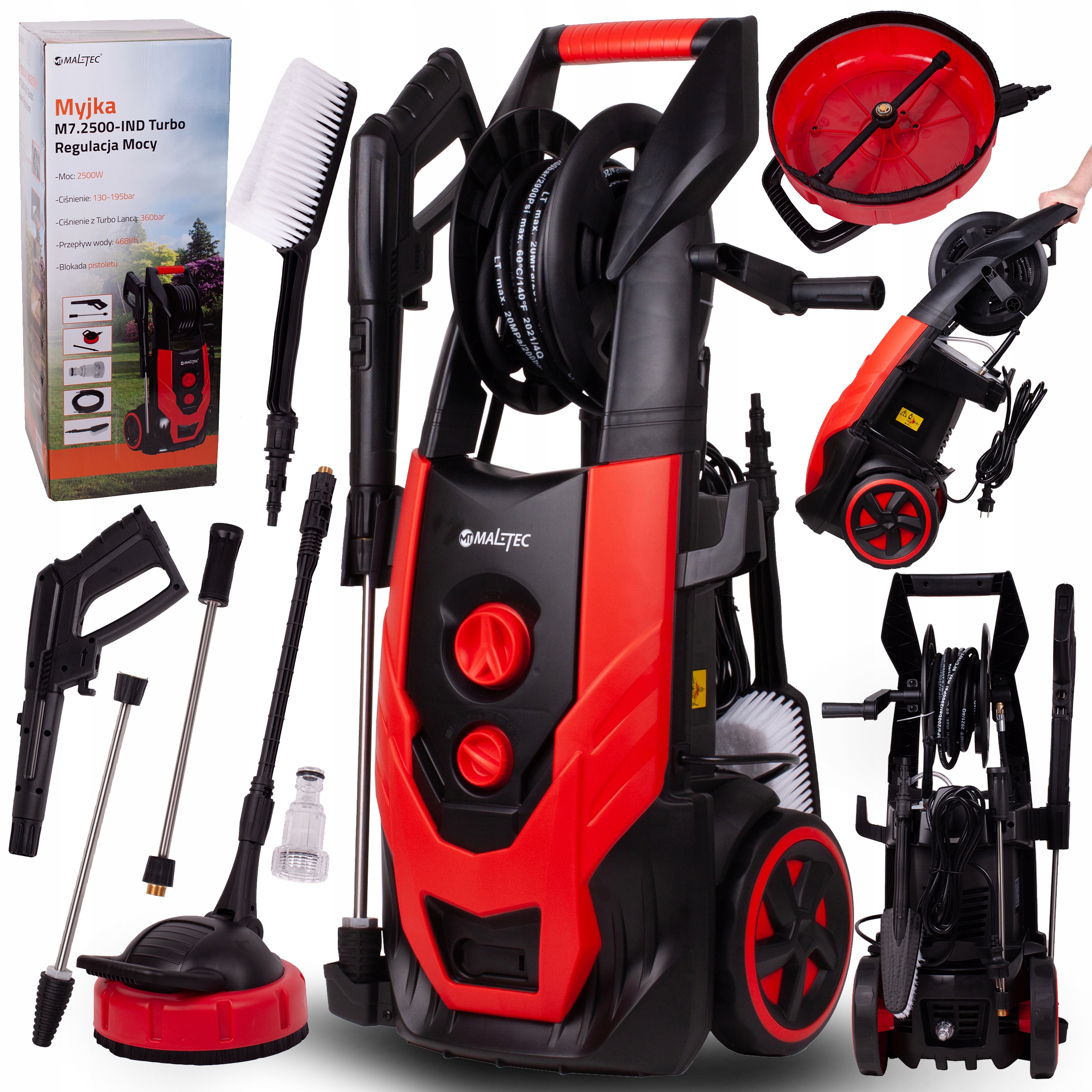 Мойка высокого давления MALTEC асинхронный двигатель 360bar