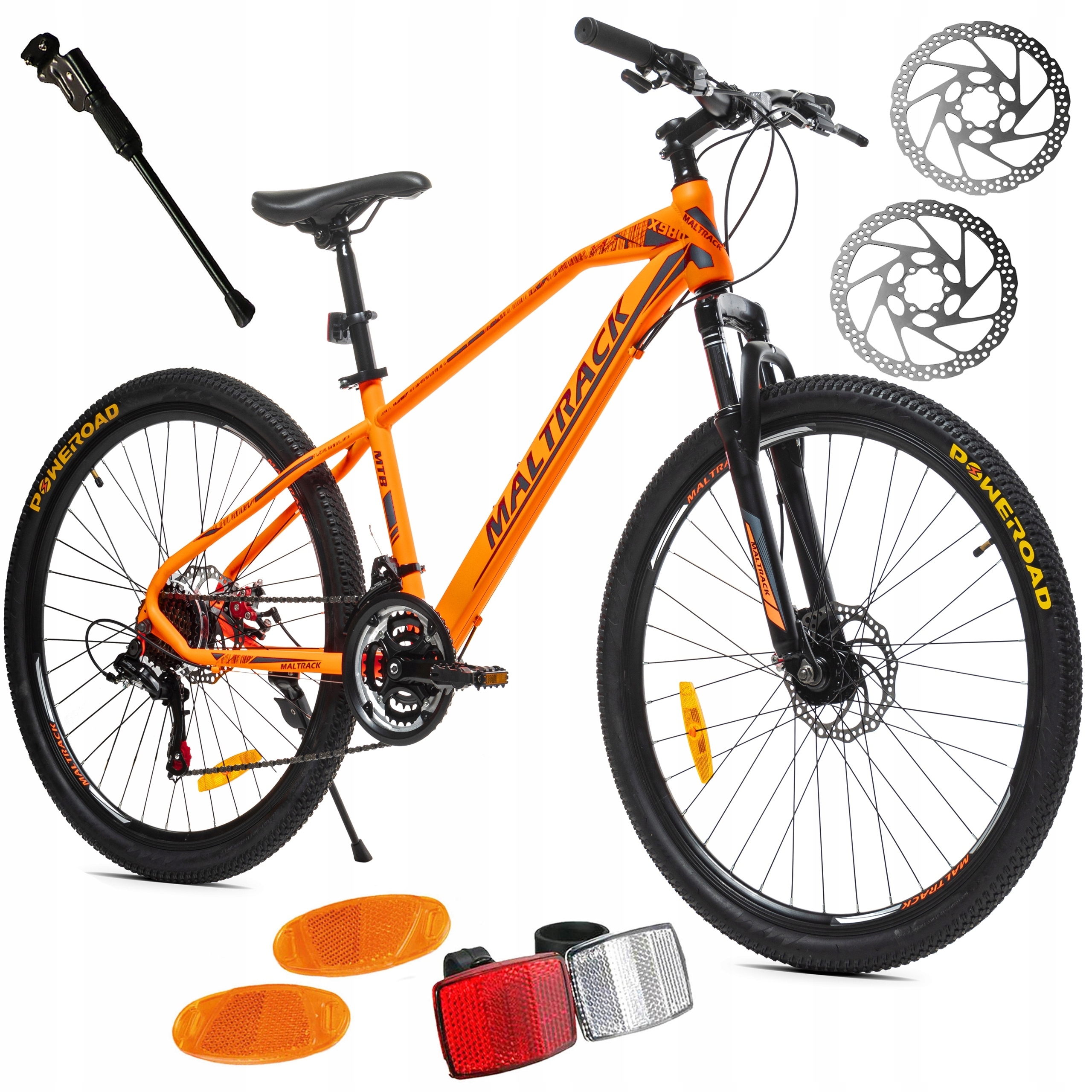 

Rower Górski Mtb Shimano 26 Neon Góral 2x Tarcze